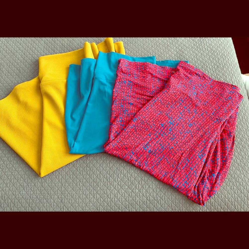 EUC LuLaRoe XL Aline skirts